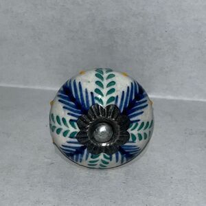 Decorative Ceramic Flower Drawer Cabinet Knob
